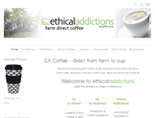 Tablet Screenshot of eacoffee.co.uk